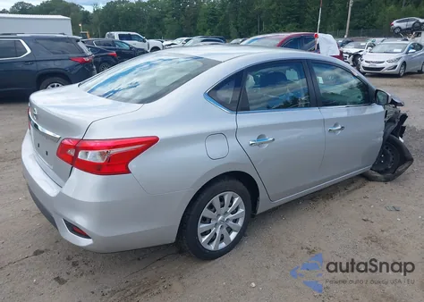 2019 Nissan Sentra S из США, поврежденный, VIN 3N1AB7APXKY373884